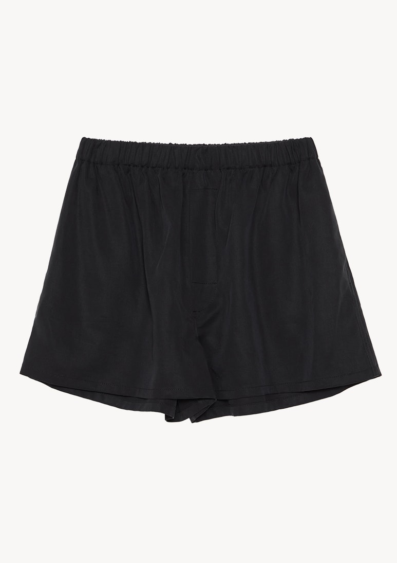 Alma Tencel Shorts - Black - Sea You Soon