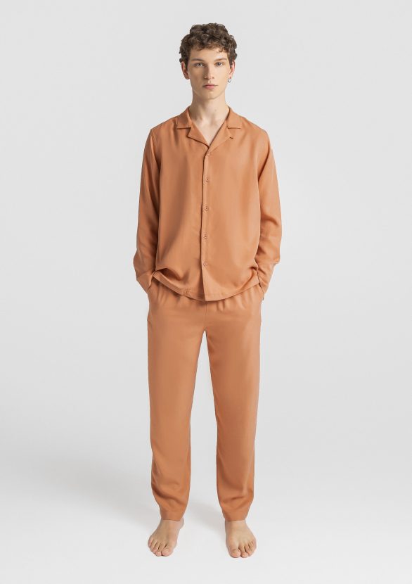 Nude Long Sleeve Pyjamas