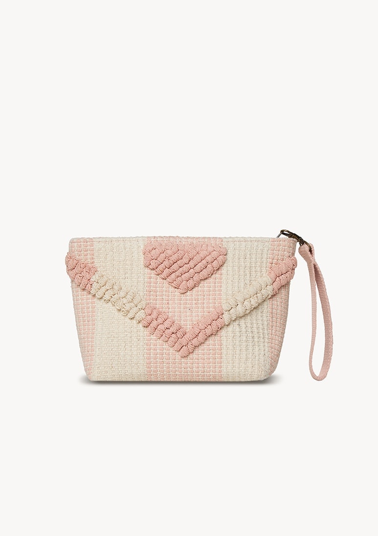 Anaru Dusty Pink Mini Clutch Bag - Sea You Soon