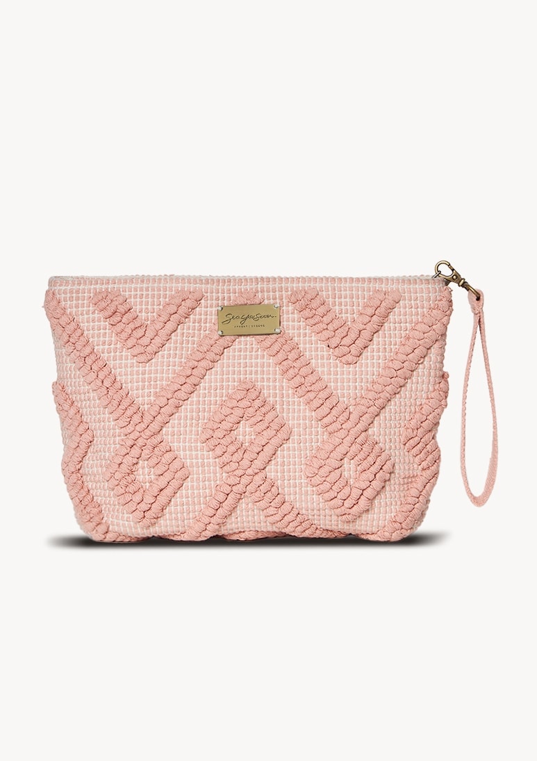 Cotton discount clutch bag