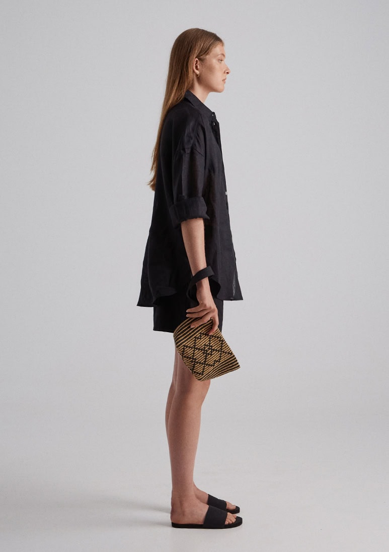 Recco Black Mini Clutch Bag Sea You Soon